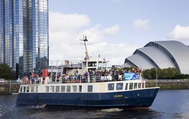 The Riverlink boat takes passengers on a Doors Open Day trip
